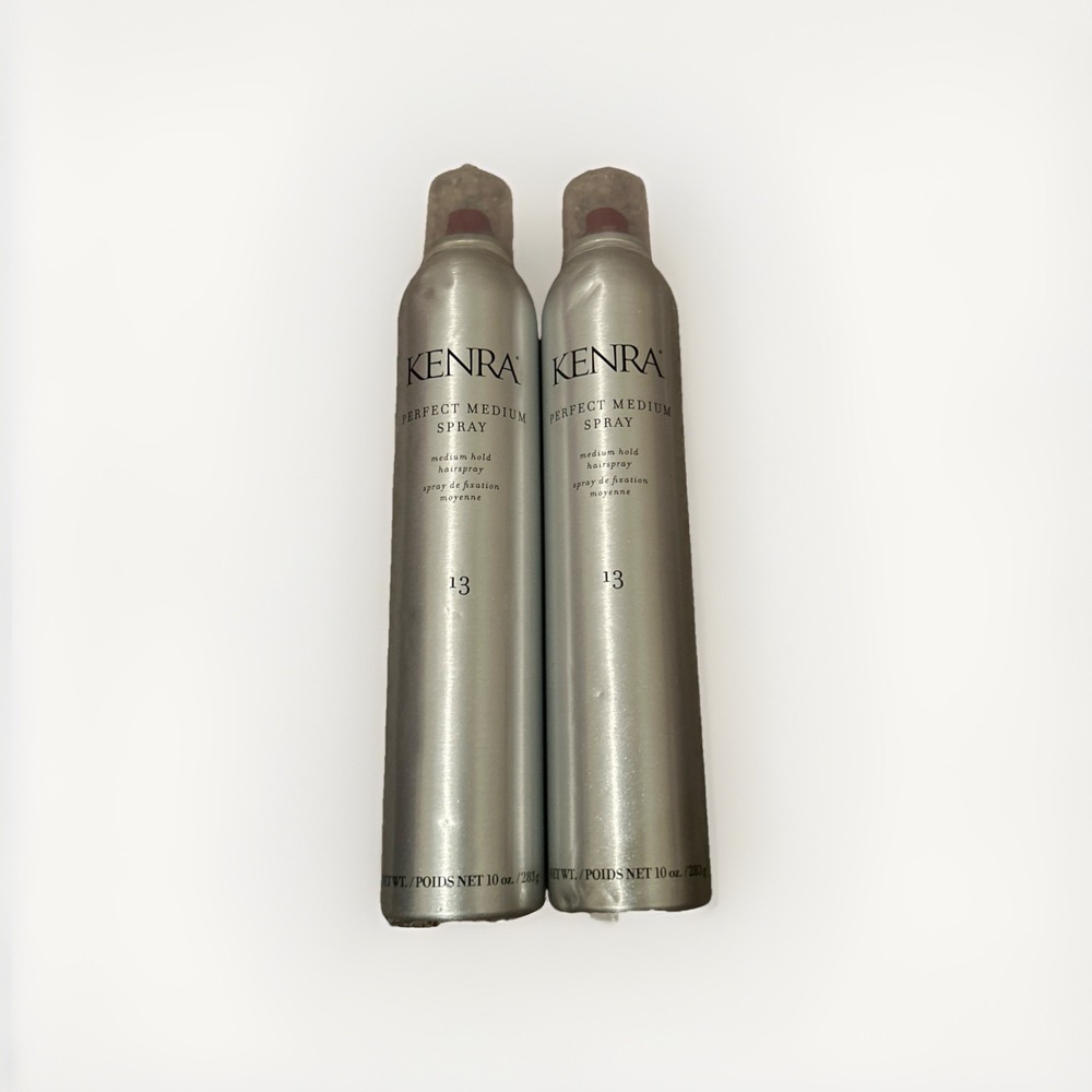 Kenra 13 Perfect Medium Spray Hairspray‎ 10 oz (Lot of 2) Dented